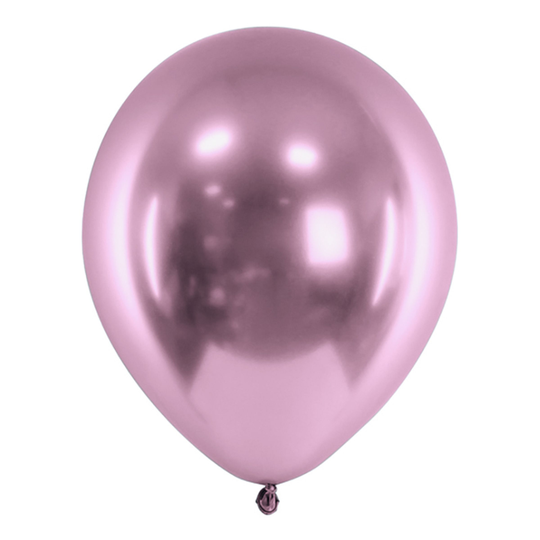 Ballonger Krom Rosa - 10-pack