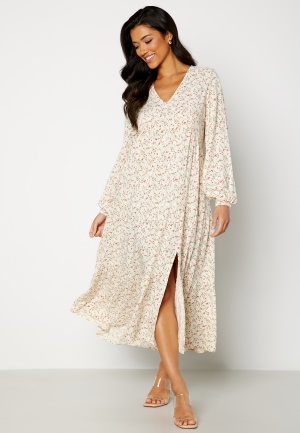 Bubbleroom Care Bette Dress Cream / Patterned 46