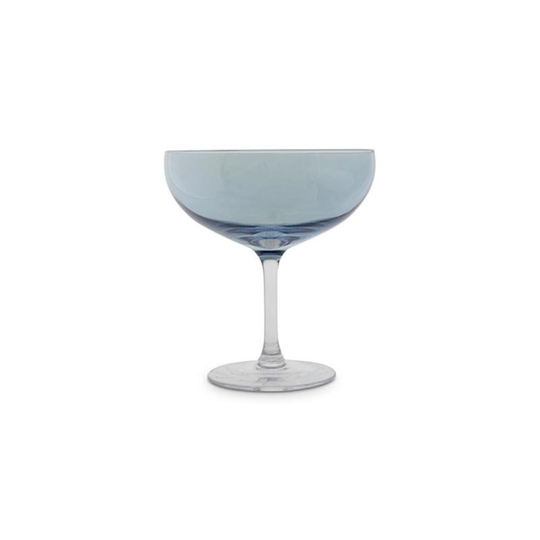 Happy champagneglas blå 28 cl