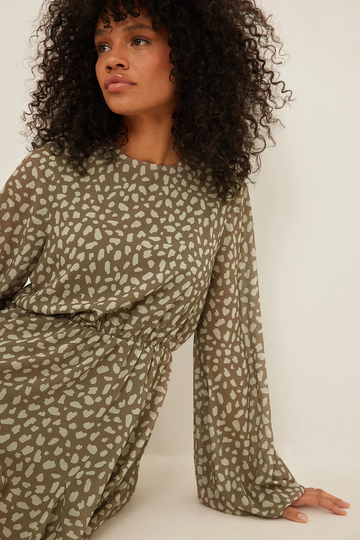 NA-KD Boho Miniklänning - Dotted