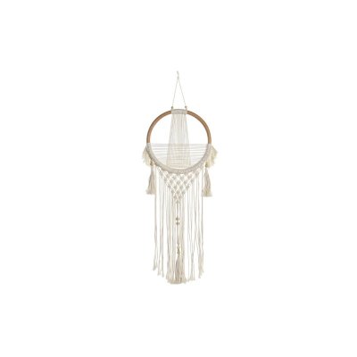Väggdekoration DKD Home Decor Bomull Rattan Boho (30 x 2 x 110 cm)