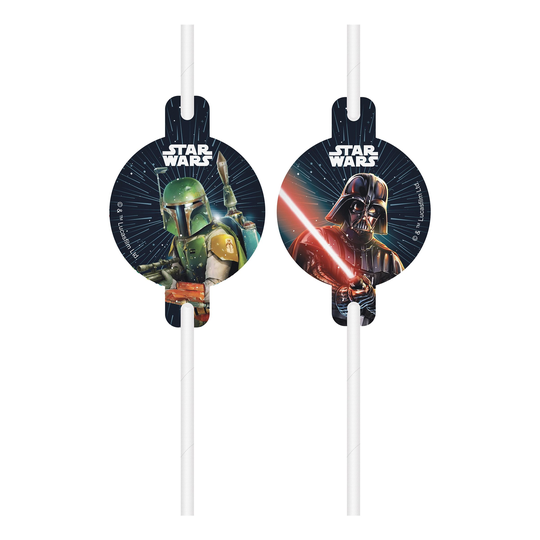 Sugrör Star Wars - 4-pack