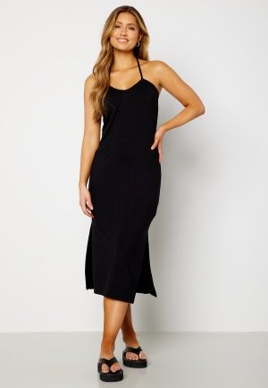 BUBBLEROOM Noor halterneck dress Black L