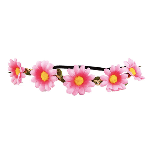 Hårband Tusensköna Rosa - One size