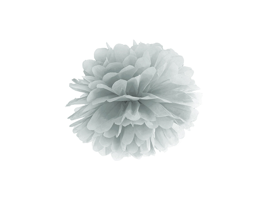 Pom Pom - Silver (Storlek: 25 cm)