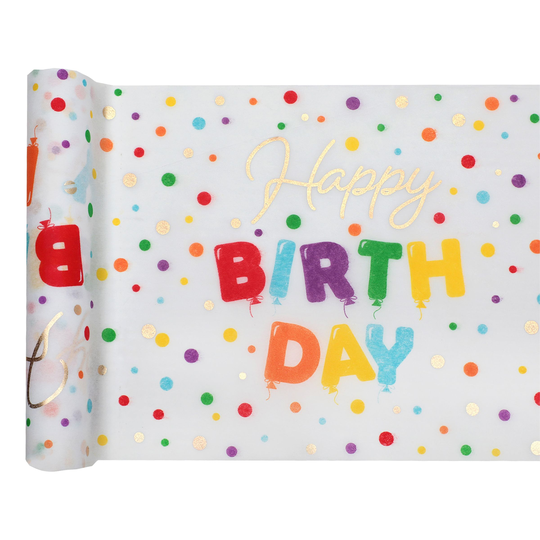 Bordslöpare Happy Birthday