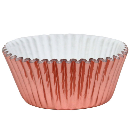 Muffinsformar - Folie - Roséguld