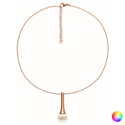 Damhalsband Folli Follie (40 cm) (Färg: Vit)