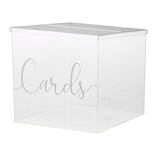 Bröllopslåda Transparent Akryl