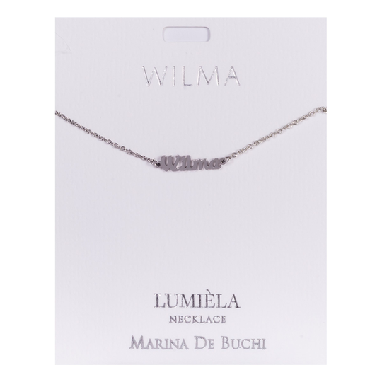 Namnhalsband Silver - Wilma