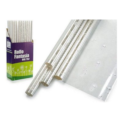 Presentpapper Dekorativ Vit (70 x 500 cm)