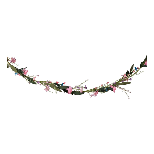 Blomgirlang Rosa Boho