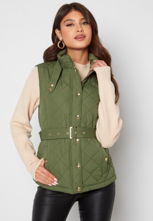 Chiara Forthi Sarraceno Short Vest Olive green 44