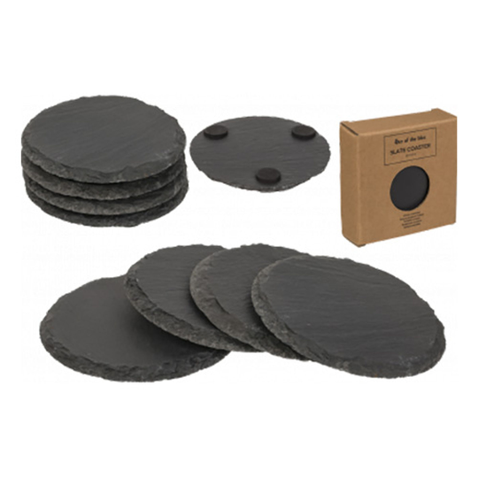 Skifferunderlägg - 4-pack