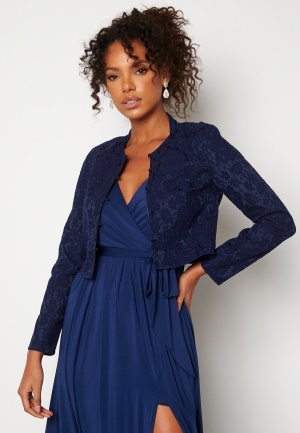Bubbleroom Occasion Aleina Lace Jacket Navy 34