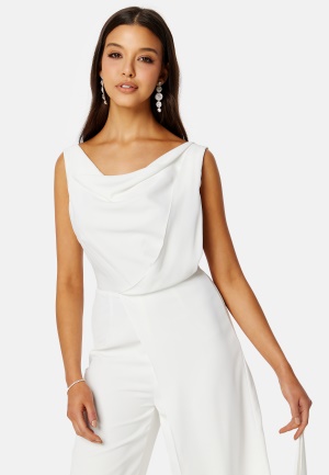 Bubbleroom Occasion Harlynn Jumpsuit White 46