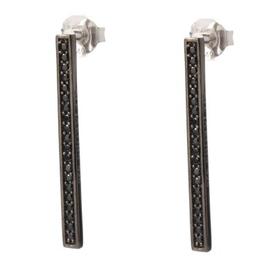 Dam örhängen Sif Jakobs P003-BK-BK (3 cm)