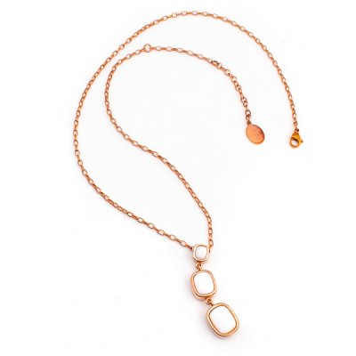 Damhalsband Folli Follie 3N9T172RW (45 cm)