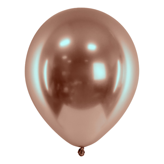 Ballonger Krom Roséguld - 10-pack