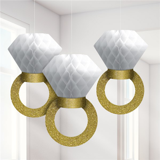 Honeycombs - Ringar - 3-pack