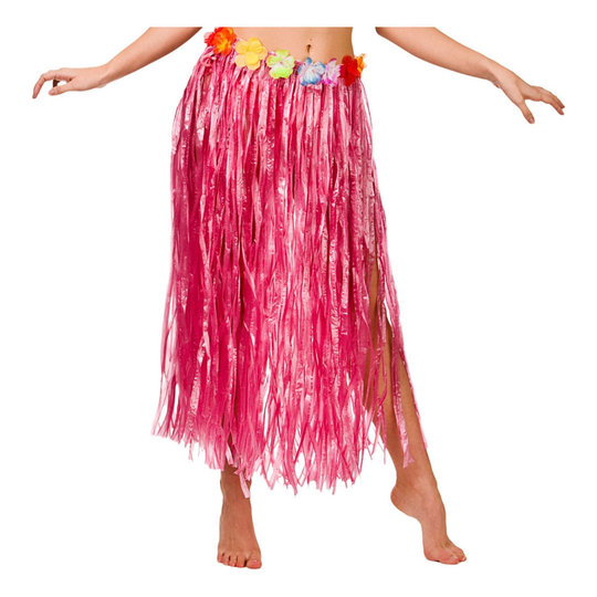 Hawaiikjol Lång Rosa - Plus size