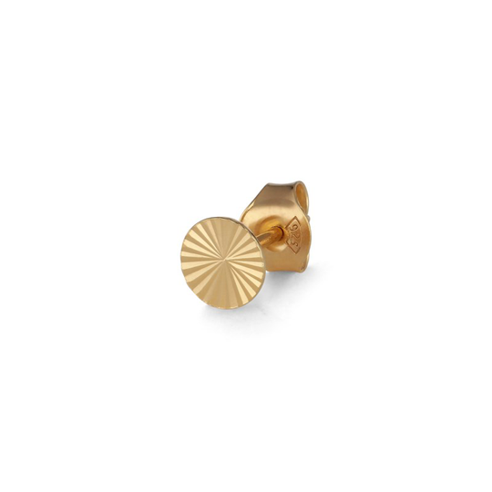 Örhänge round stud gold