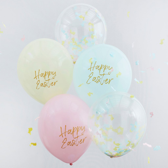 Ballongbukett - Happy Easter - Hop this way