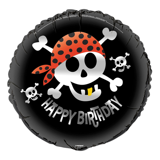 Folieballong Födelsedag Piratkalas