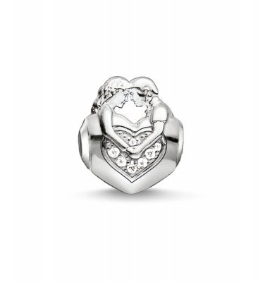 Dampärlor Thomas Sabo K0161-051-14 Vit (1,1 cm)
