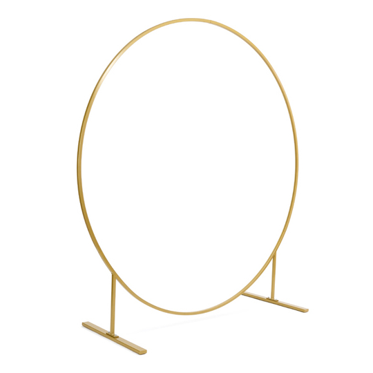 Bröllopsbåge - Cirkel - Guld