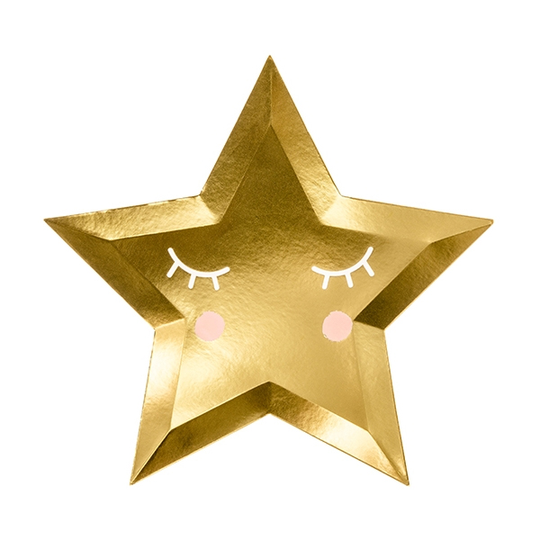 Papptallrikar - Little star