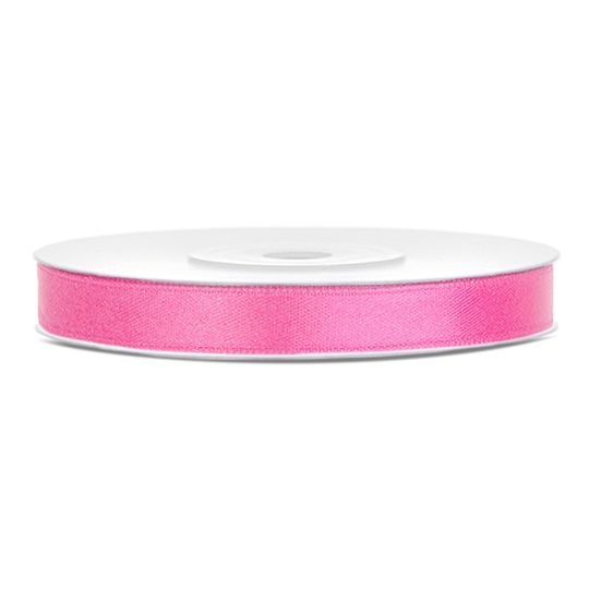 Satinband Rosa - 6 mm x 25 m