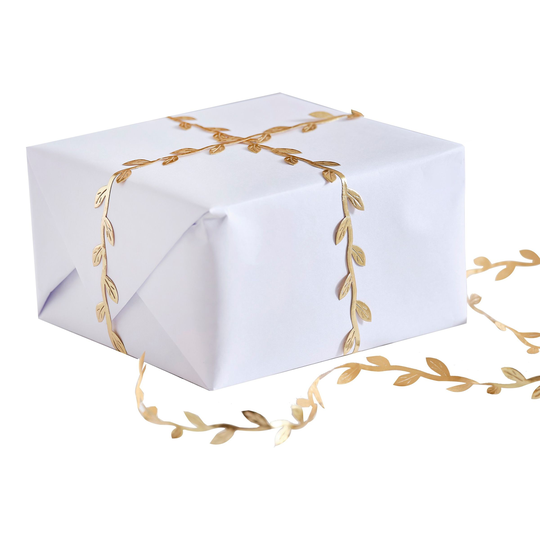 Presentsnöre Guldiga Löv