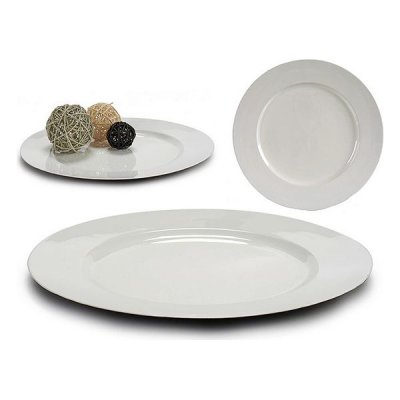 Bordsdekoration Vit Plast (33 x 2 x 33 cm)