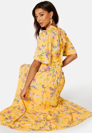 byTiMo Tieback Gown 273 - Yellow Bouquet M