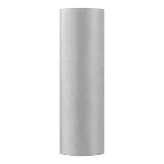 Satinband på Rulle - Silver