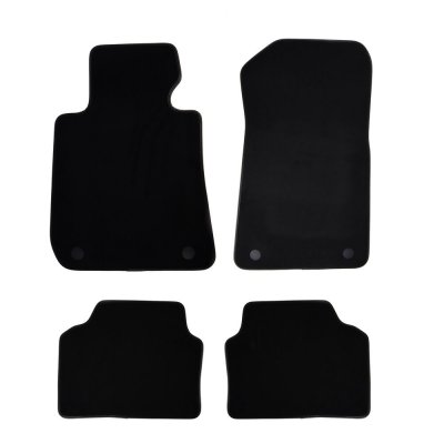 Set med bilgolvmattor OCC Motorsport ELEGANCE Svart