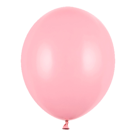 Miniballonger Extra Starka Ljusrosa Pastell - 100-pack