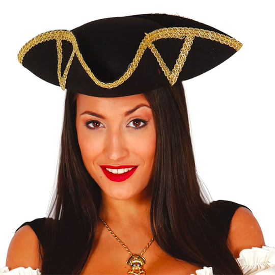 Admirals Hatt Svart - One size