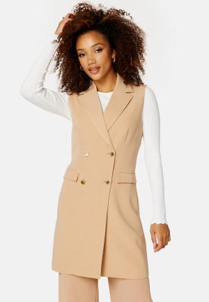 Chiara Forthi Dereene Blazer Vest Beige 46