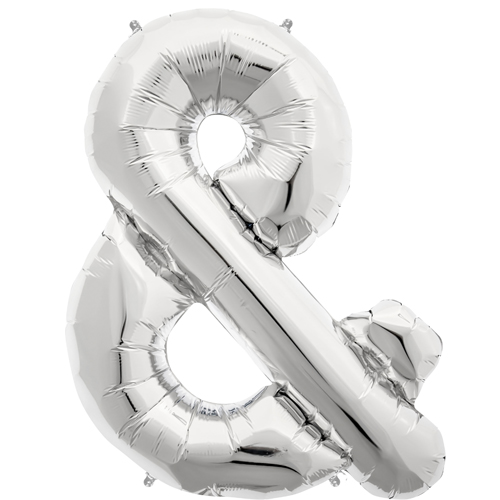 Folieballong - & - Silver