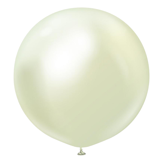 Latexballonger Professional Superstora Green Gold Chrome - 10-pack