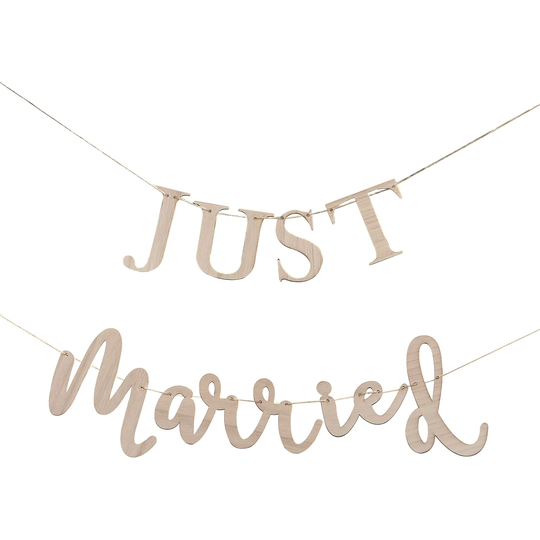 Girlang i Trä Just Married