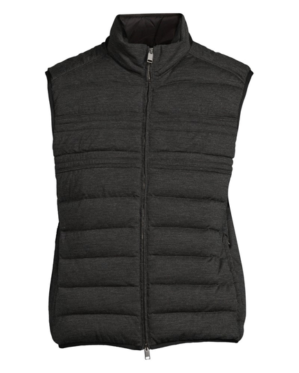 Väst quilted antracite