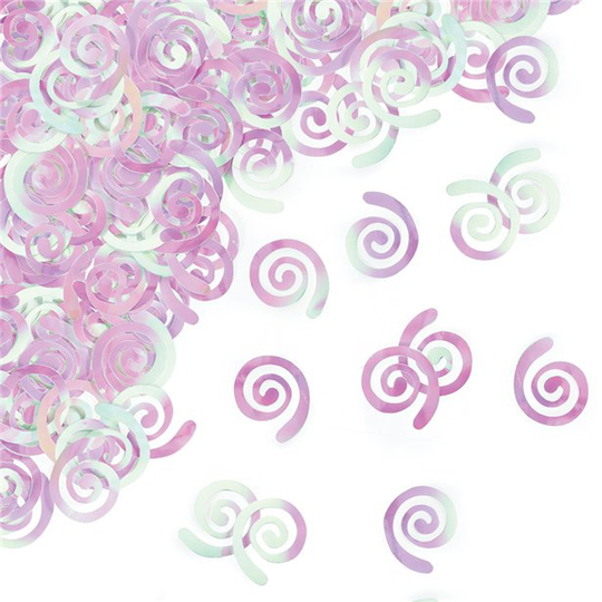 Konfetti - Swirls - Iridescent