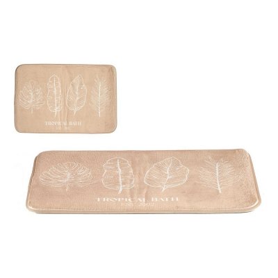 Badrumsmatta Tropical Bath Polyester (40 x 1,5 x 60 cm)