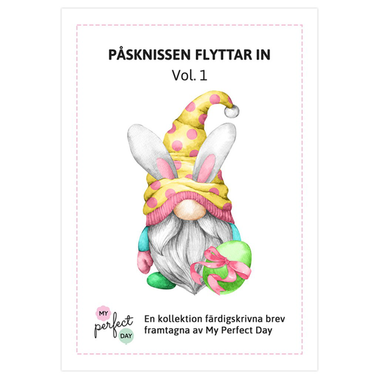 Färdiga nissebrev - Påsknissen flyttar in - Vol.1