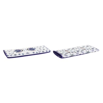 Bordsduk DKD Home Decor Kakel Fibrer (2 pcs)