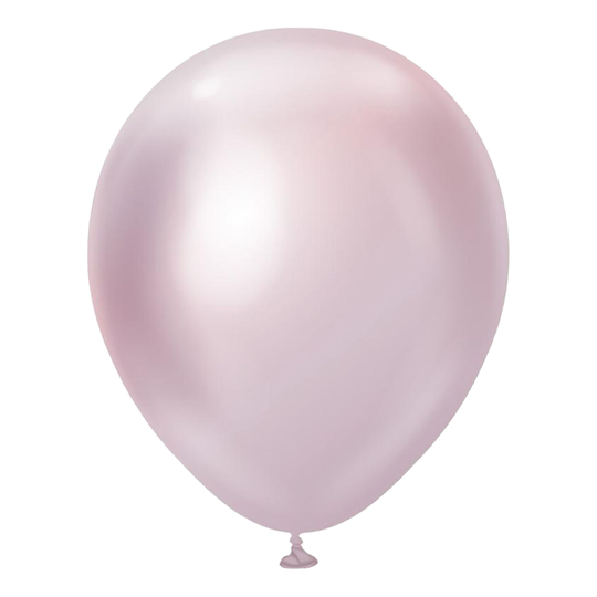 Latexballonger Professional Stora Pink Gold Chrome - 25-pack