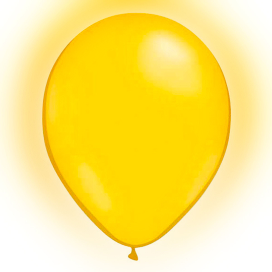 LED-Ballonger Gula - 5-pack
